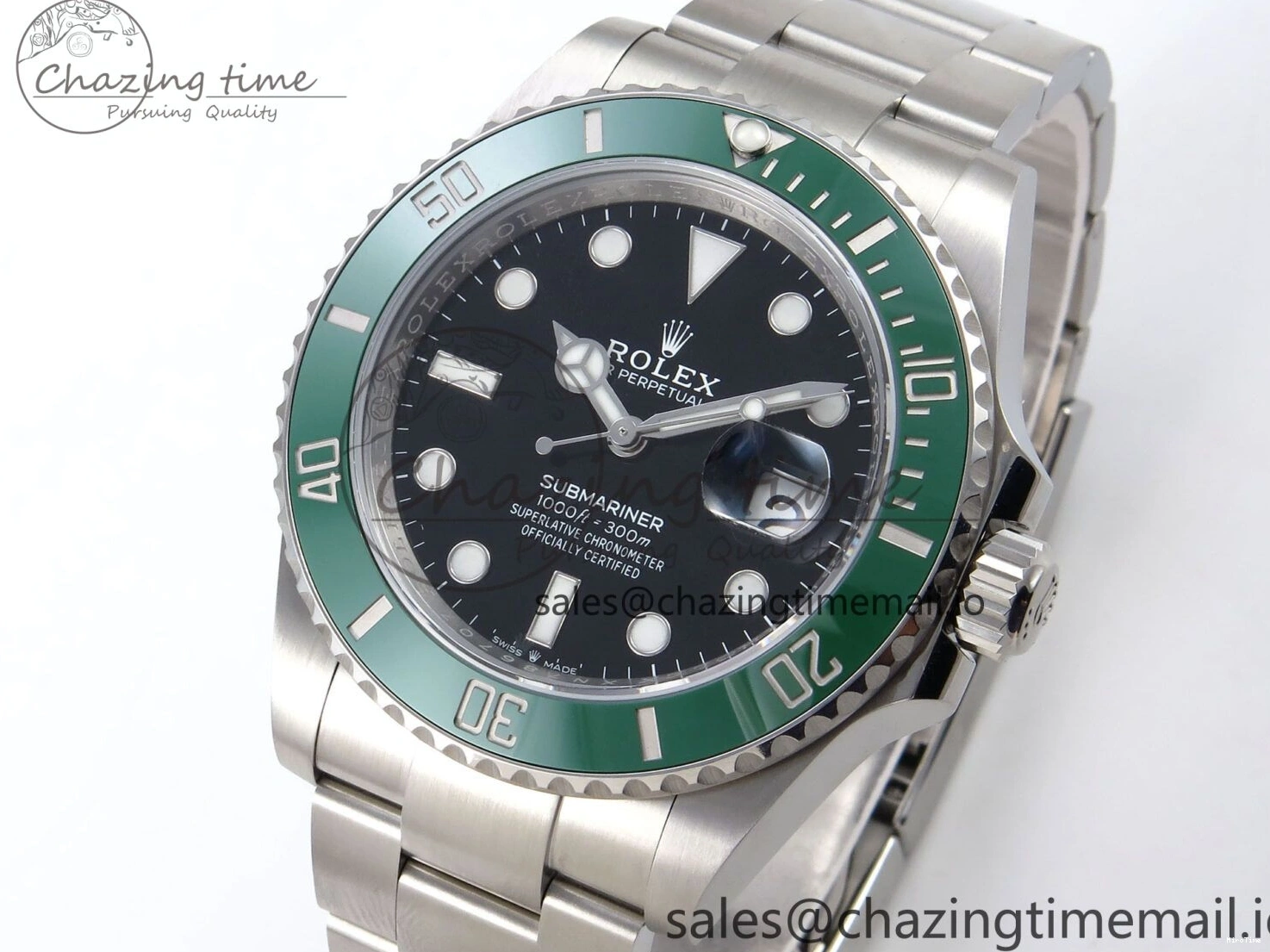 MiroTime 0509 Submariner 126610 LV HGF 1:1 Best Edition Green Bezel Black Dial on SS Bracelet SH3235 V OdorResistant 1265
